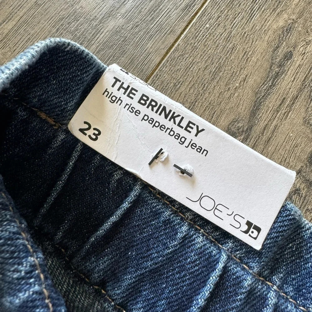 NWT Joe's Jeans Brinkley Paperbag Jeans in Color Alone Together - Picture 6 of 8